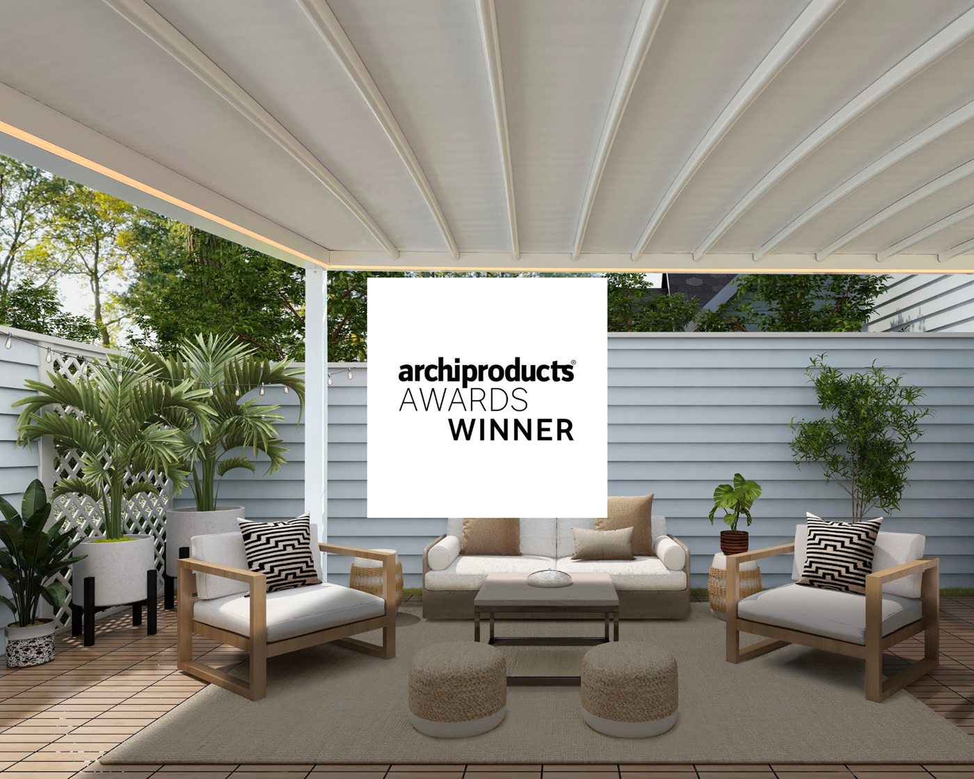 Alba Butterfly van Corradi wint de Archiproducts Design Award 2024 in de categorie Outdoor