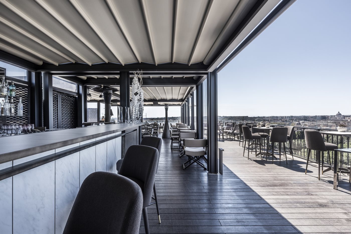 Een exclusief uitzicht over Rome met Pergotenda® Maestro.